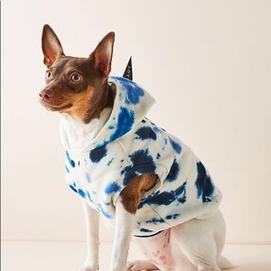 Anthropologie Tie Dye Hooded Dog Sweatshirt